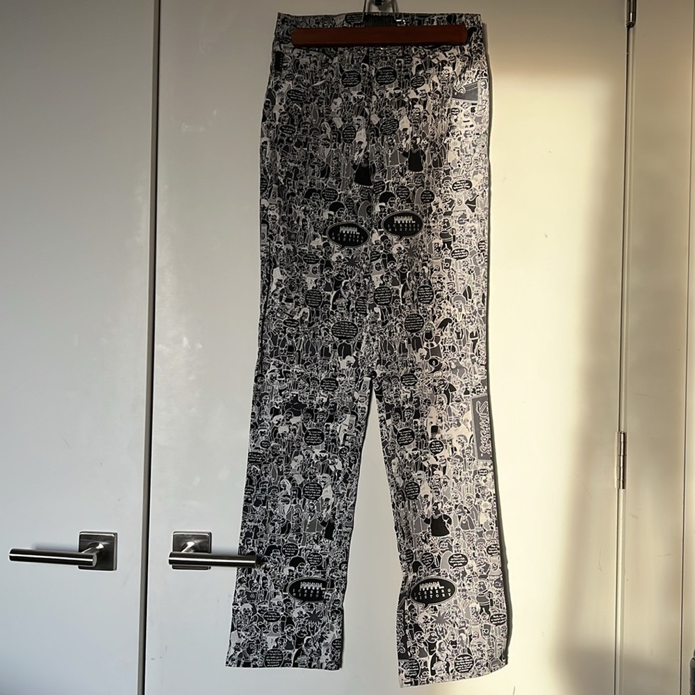 Vintage Simpsons Iceberg denim jeans black, gray, white size 28 - Picture 6 of 7